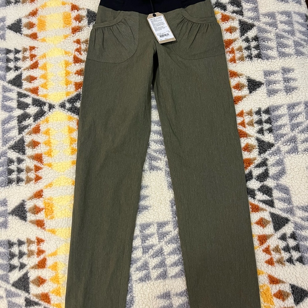 XS Prana summit pant - Tall inseam, cargo green heather